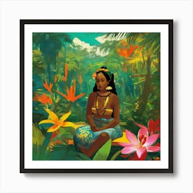 exotic eve by paul gauguin art 1 Art Print