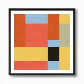 Contemporary modern geometry 2 Art Print