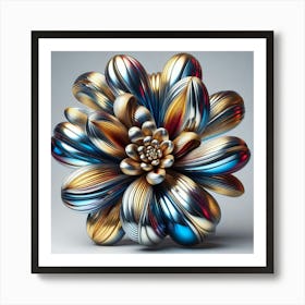 Glass flower Art Print