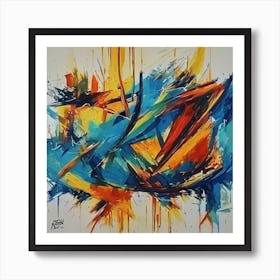 Abstract Painting 12 Art Print