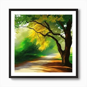 Tree In The Forest 15 Art Print