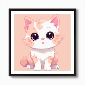 cute kitten 3 Art Print