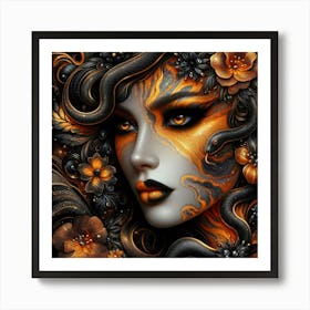 Sexy Woman Art Print