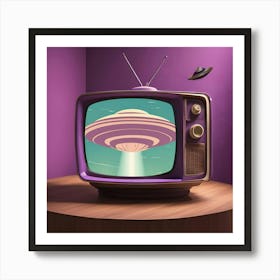 flying saucer Art Print