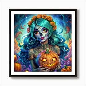 Day Of The Dead Girl Art Print