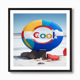 Google Logo 2 Art Print