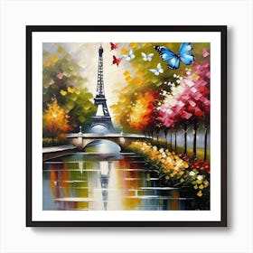 Paris Eiffel Tower 77 Art Print