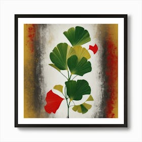 Ginkgo Leaves 7 Art Print