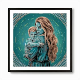 Mother And Child Art Print