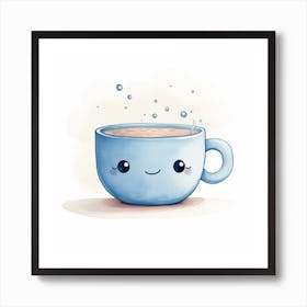 Cut Coffee Cup Art Print