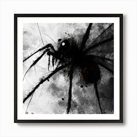 Black And White Mosquito Art Print