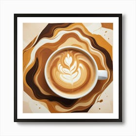 Coffee Art 19 Art Print