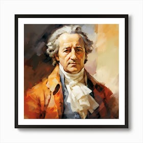 Portrait Of Johann Wolfgang von Goethe Affiche