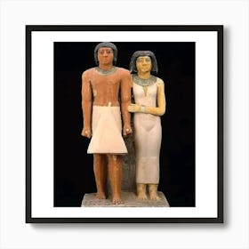 Egyptian Couple 2 Art Print