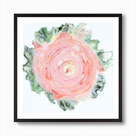 Garden. Flowers. Rose 2 Art Print