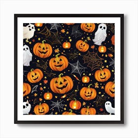 Halloween Pumpkins 13 Art Print