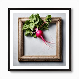 Beetroot In A Frame Art Print