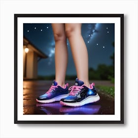 Glowing Shoes Art Print