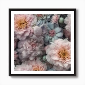 Pink Flowers Art Print