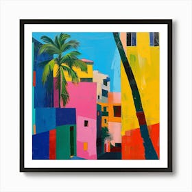 Abstract Travel Collection Lima Peru 3 Art Print