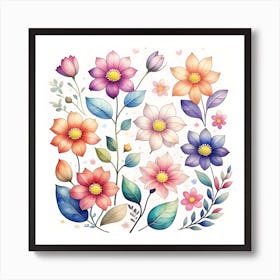 Gardens Palette Art Print