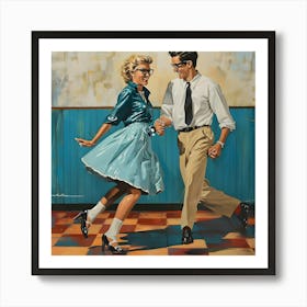 Dancing In The Gym Art Print