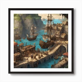 Pirates Of The Caribbean Art Print