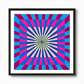 Abstract Psychedelic Pattern 1 Art Print