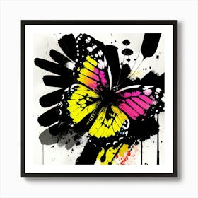 Butterfly Painting 165 Art Print