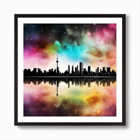 Toronto Skyline 10 Art Print