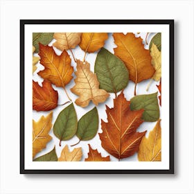 Autumn Leaves 24 Art Print