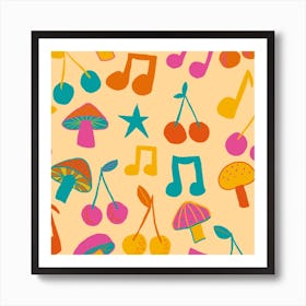 Music Notes Art Print