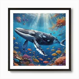 Humpback Whale 2 Art Print