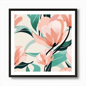 Soft Floraform 1 Art Print