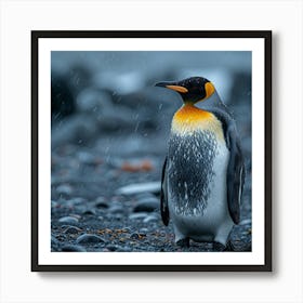 King Penguin 10 Art Print