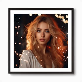 Portrait Of A Young Woman 1 Art Print