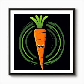 Carrot Logo 15 Art Print