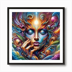 Psychedelic Art 17 Art Print