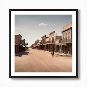 Old West Town 5 Art Print