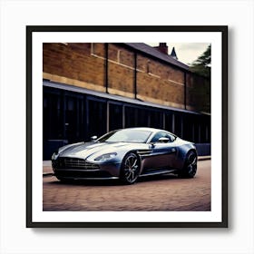 Aston Martin Car Automobile Vehicle Automotive British Brand Logo Iconic Luxury Performan (1) Art Print