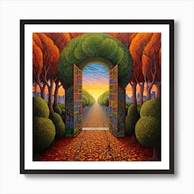 Doorway To The Future Art Print