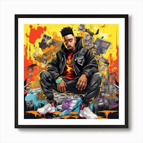 hip hop Art Print