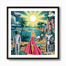 A Stunning Retro Style Illustration Of A Sunny Lan 1w15rejiqw6m Fbpdhkanq Sudy400dtrmb0s17nt6lza Art Print