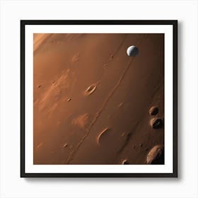 Mars - Mars Stock Videos & Royalty-Free Footage 1 Art Print