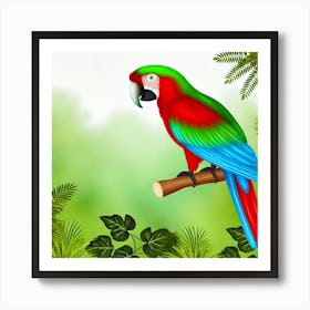 Parrot Stock Videos & Royalty-Free Footage Art Print