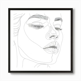 Portrait Of A Woman 5 Art Print