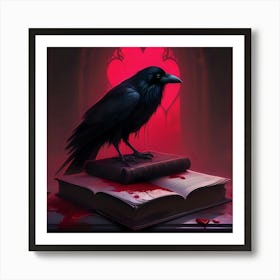 Raven 3 Art Print