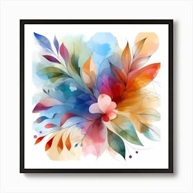 Watercolor Flower 3 Art Print