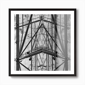 Abstract Architecture Print In London Art Print