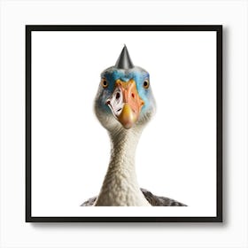 Duck With A Party Hat Art Print